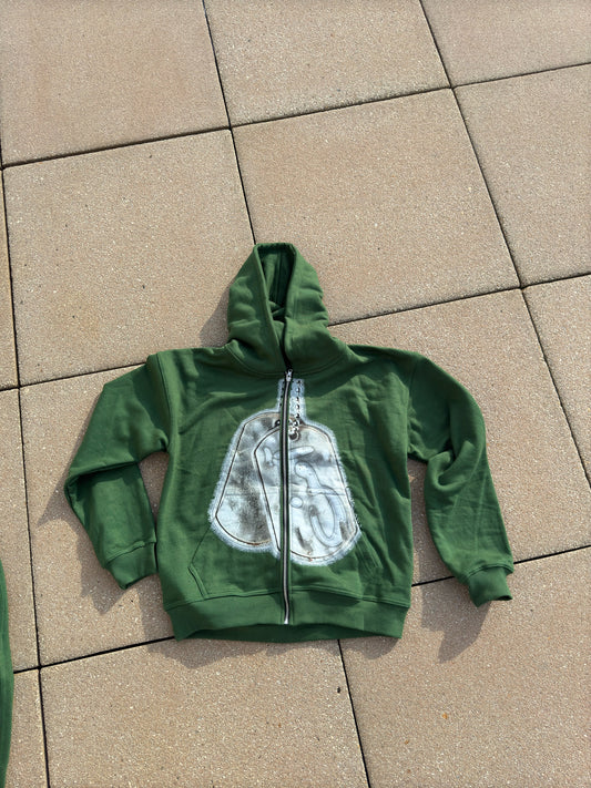 SAFE Dog Tag Zip Up